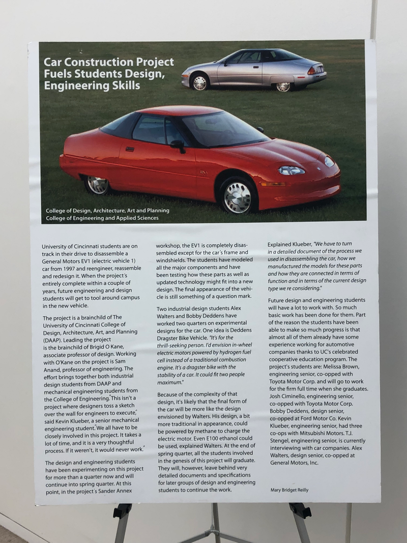 Illustration for article titled I go to the University of Cincinnati. We have an EV1 now.